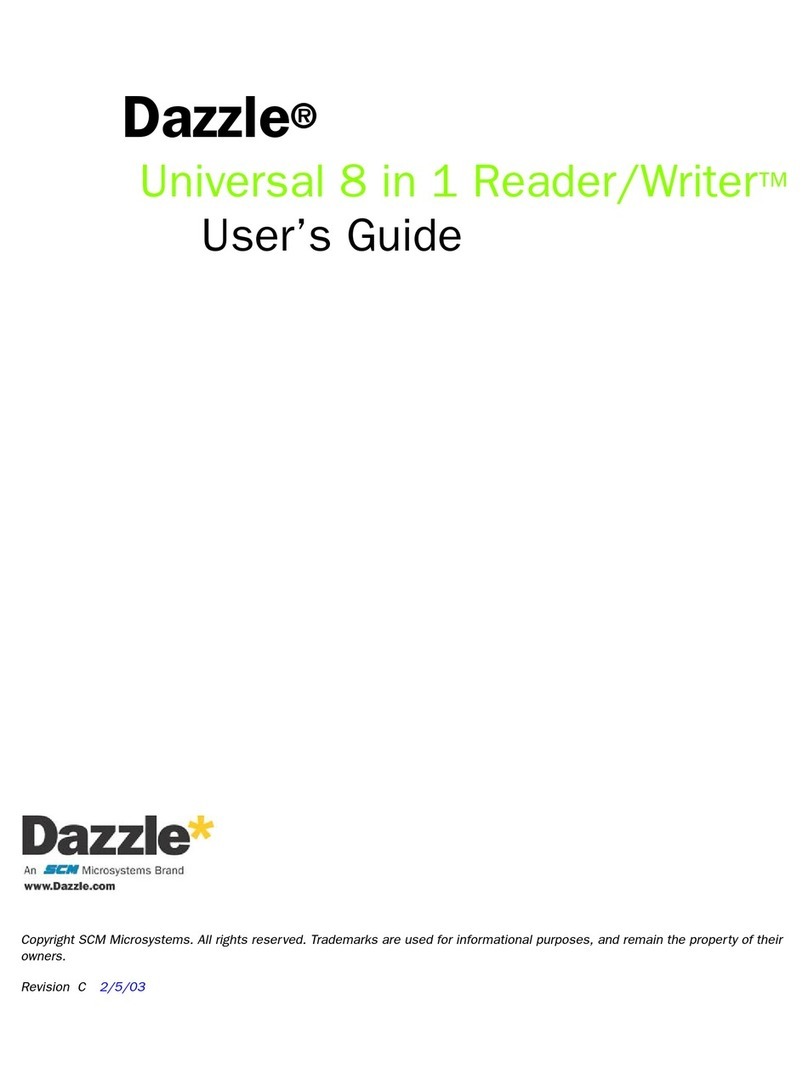 Dazzle Universal 8 in 1 Reader/Writer None User manual