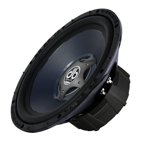DB Drive Speed Series Subwoofer SW12D2 installation instructions DB Drive Speed Series Subwoofer SW12D2 installation instructions