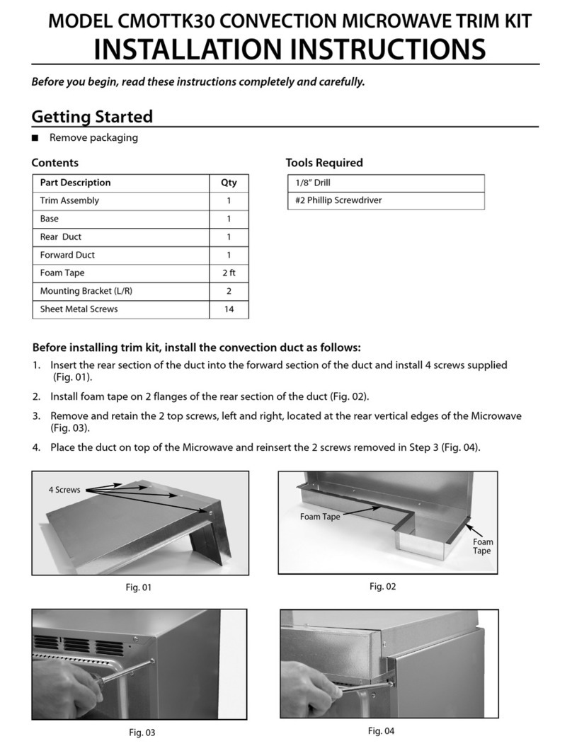 DCS CMOTTK30 installation instructions