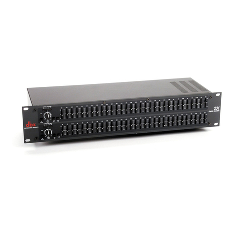 dbx 231 User manual