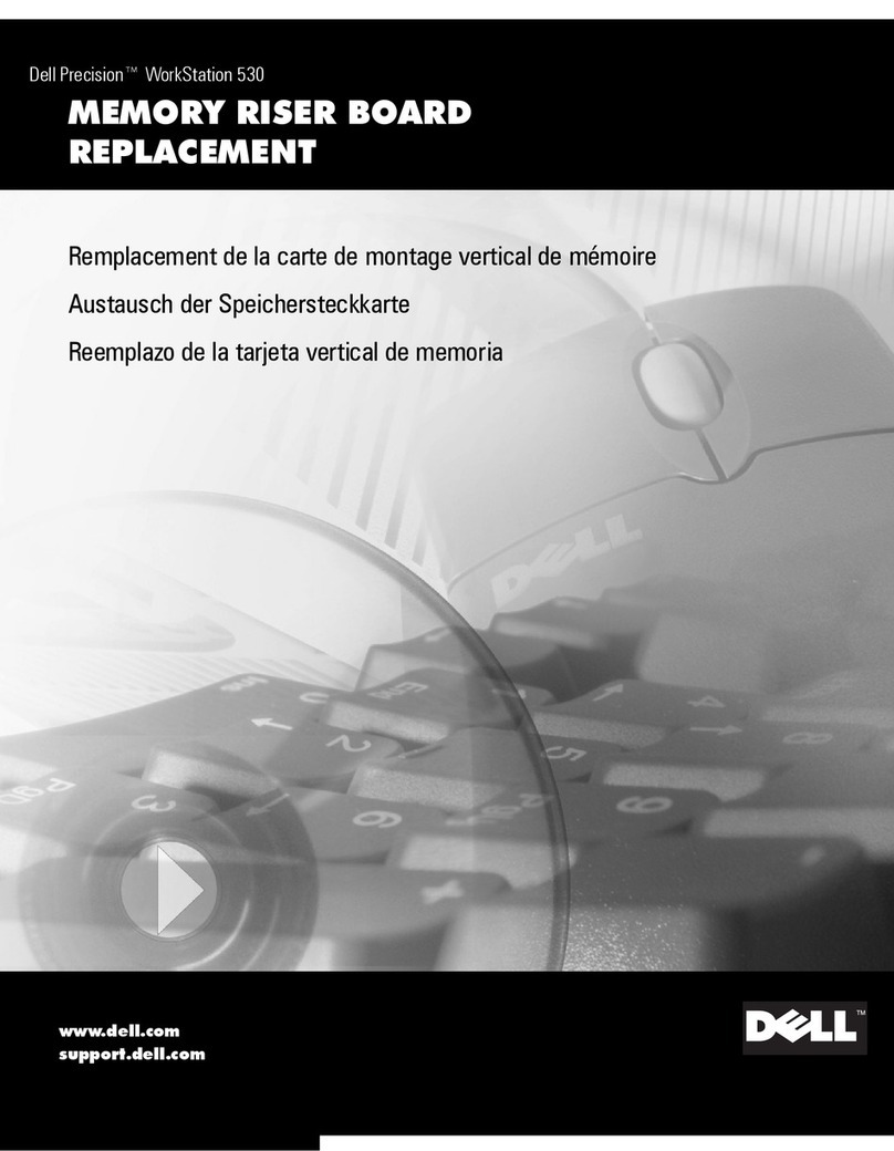 Dell Inspiron 530 Series Parts list manual