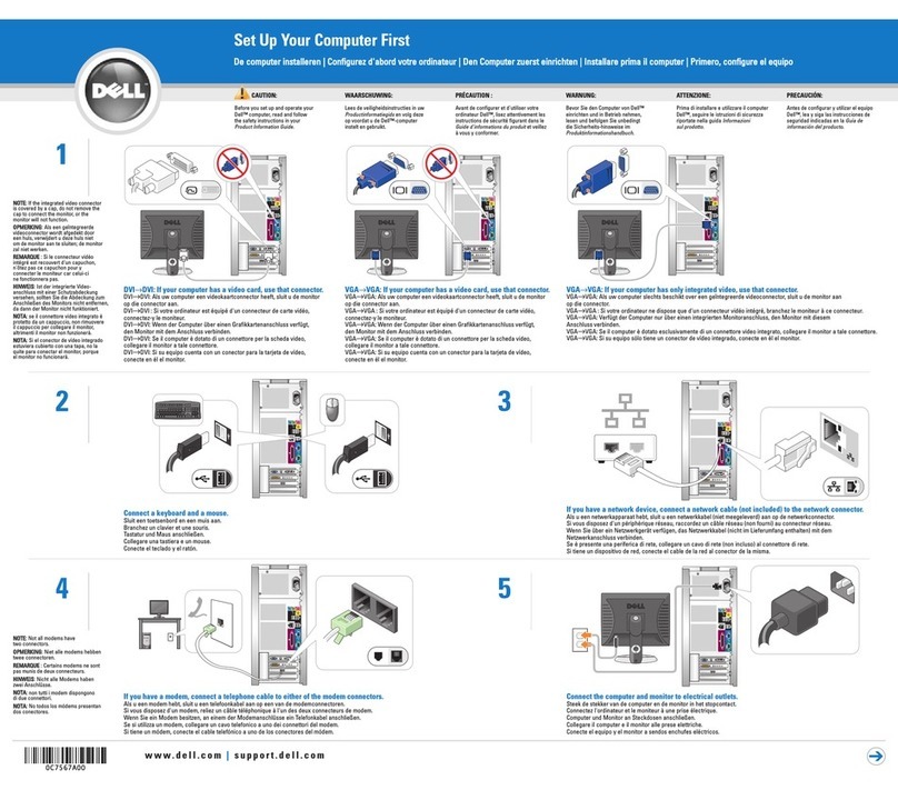 Dell INSPIRON Inspiron 5000 User manual Dell INSPIRON Inspiron 5000 User manual