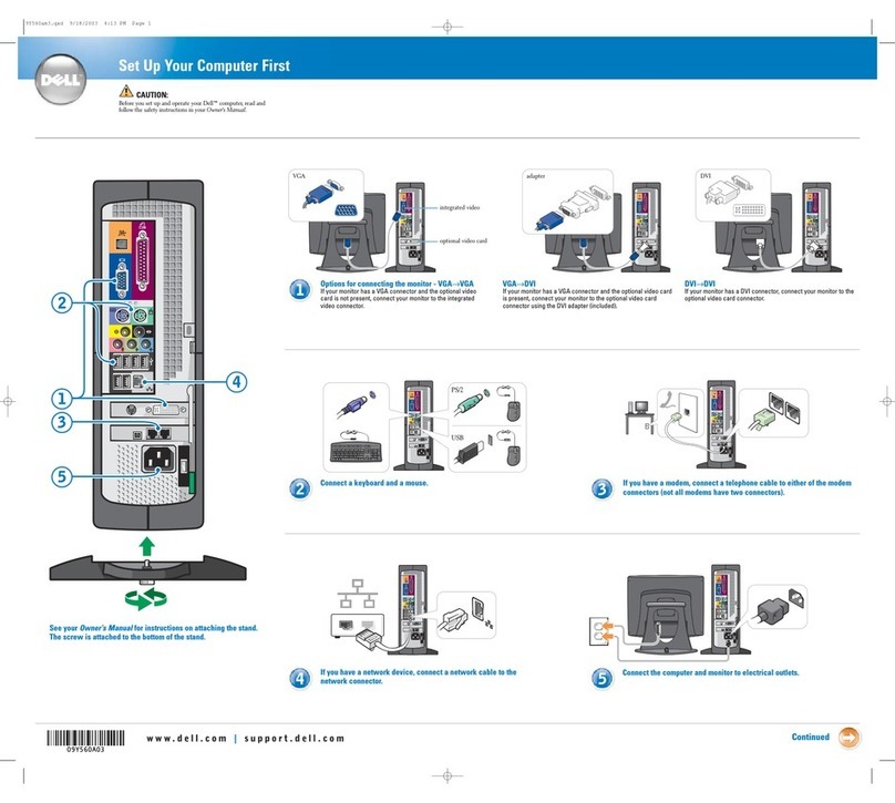 Dell Dimension 4600C User manual
