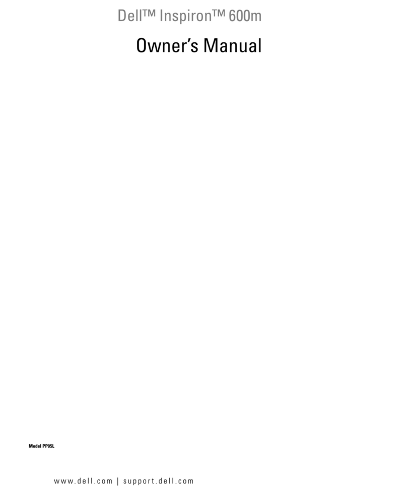 Dell Inspiron 600m User manual