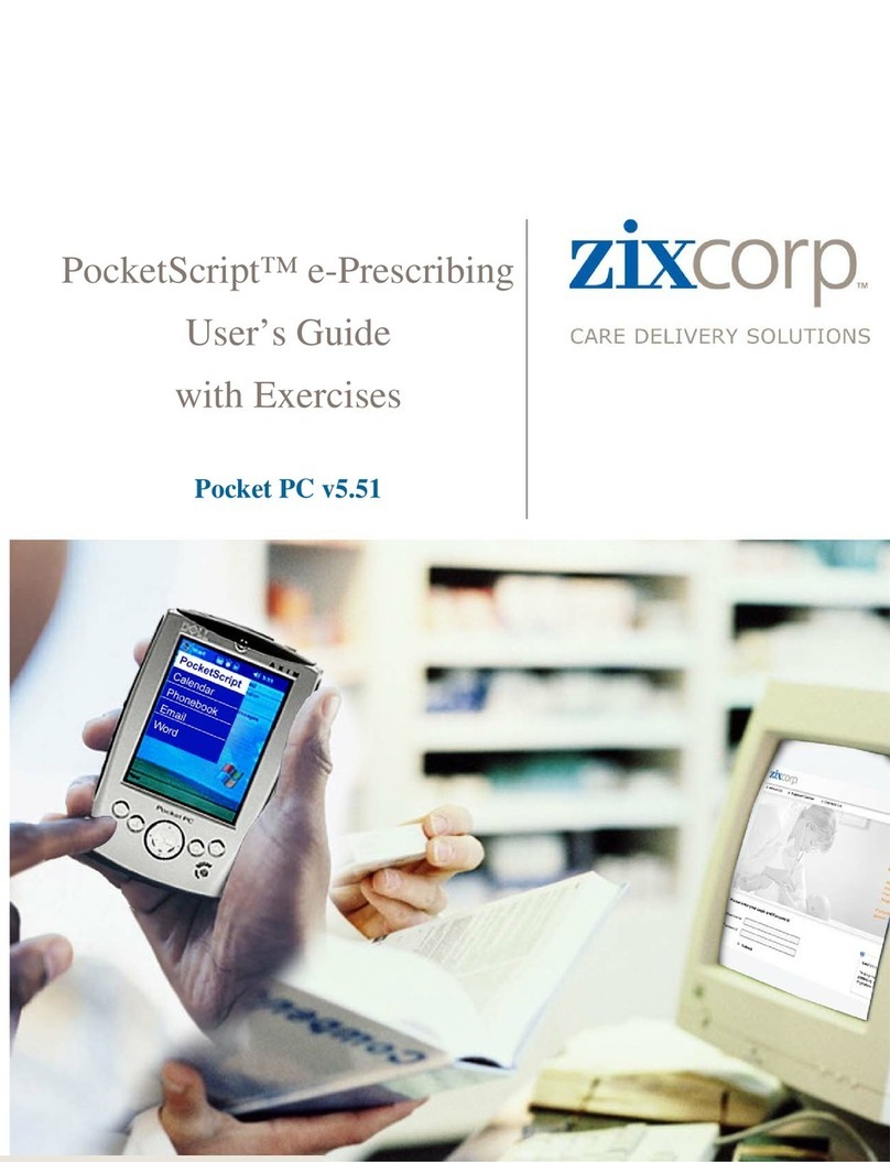 ZixCorp PocketScriptTM user guide