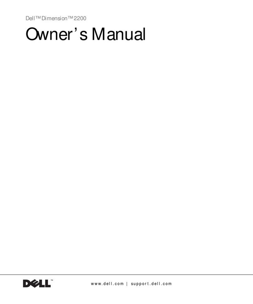 Dell Dimension 2200 owner's manual