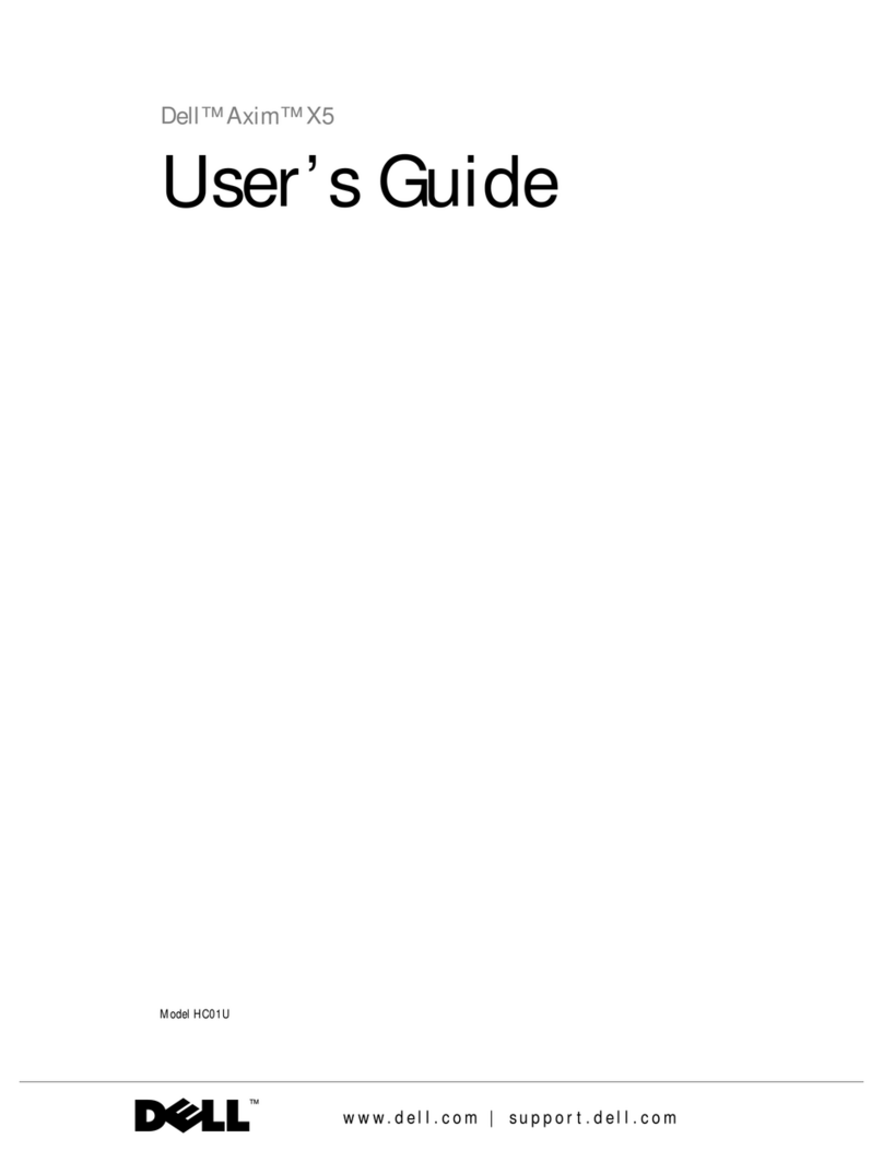 Dell Axim X5 HC01U user guide