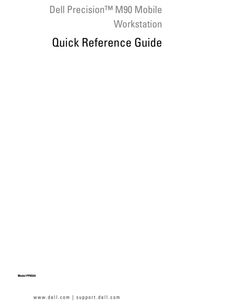 Dell Precision M90 Quick reference guide
