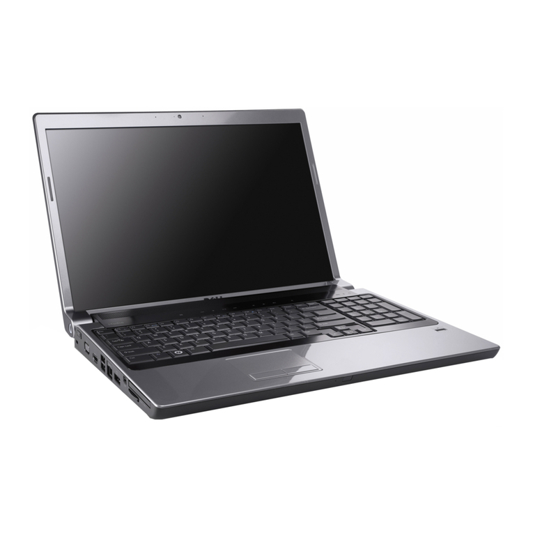 Dell Studio PP31L Quick reference guide