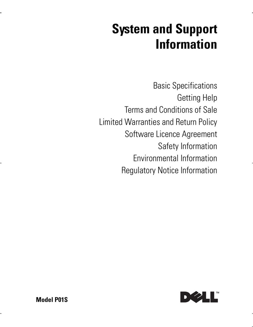 Dell P01S System and Support Information