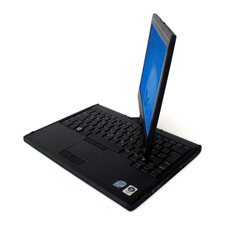 Dell Latitude XT PP12S User manual