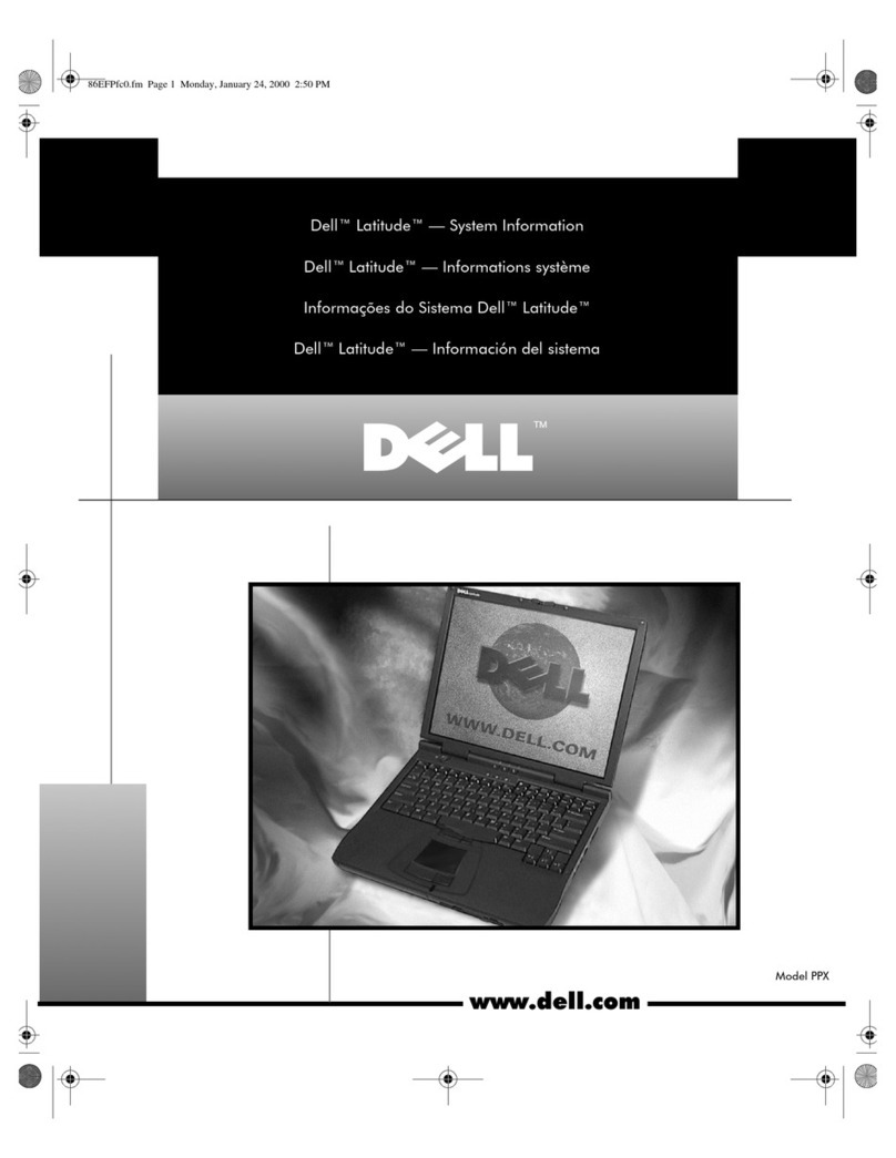 Dell LATITUDE PPX User guide