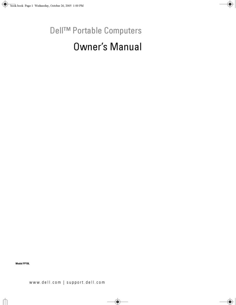 Dell studio XPS owner's manual