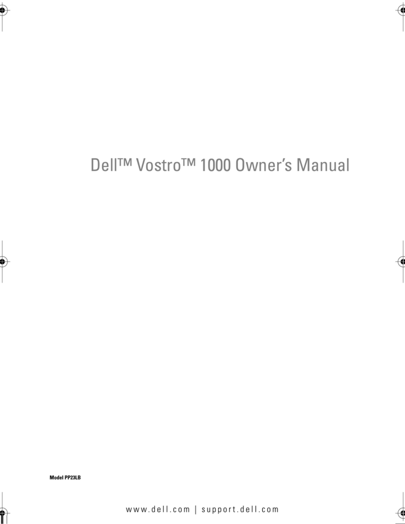 Dell Inspiron 1000 owner's manual