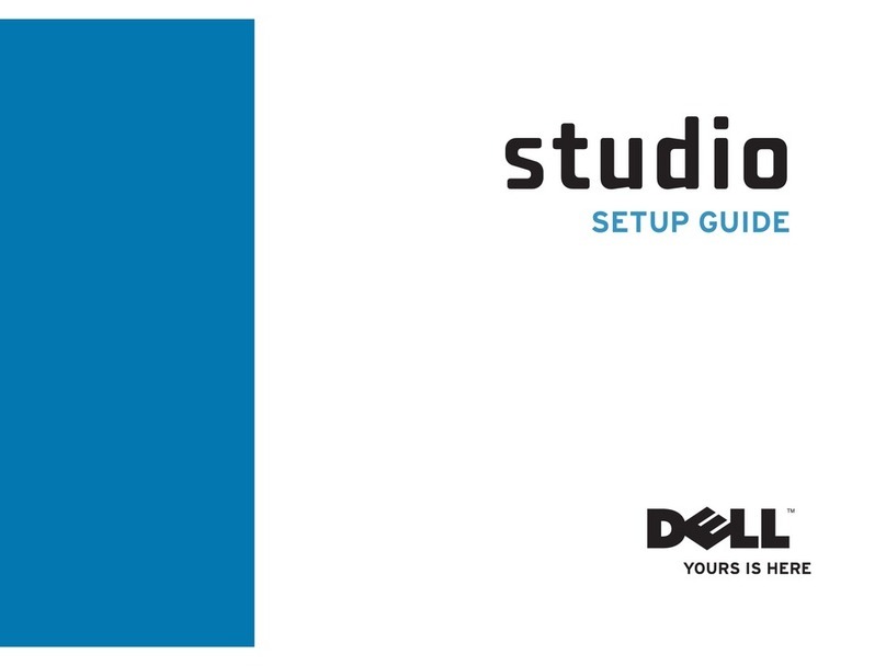 Dell Studio 1569 Setup guide