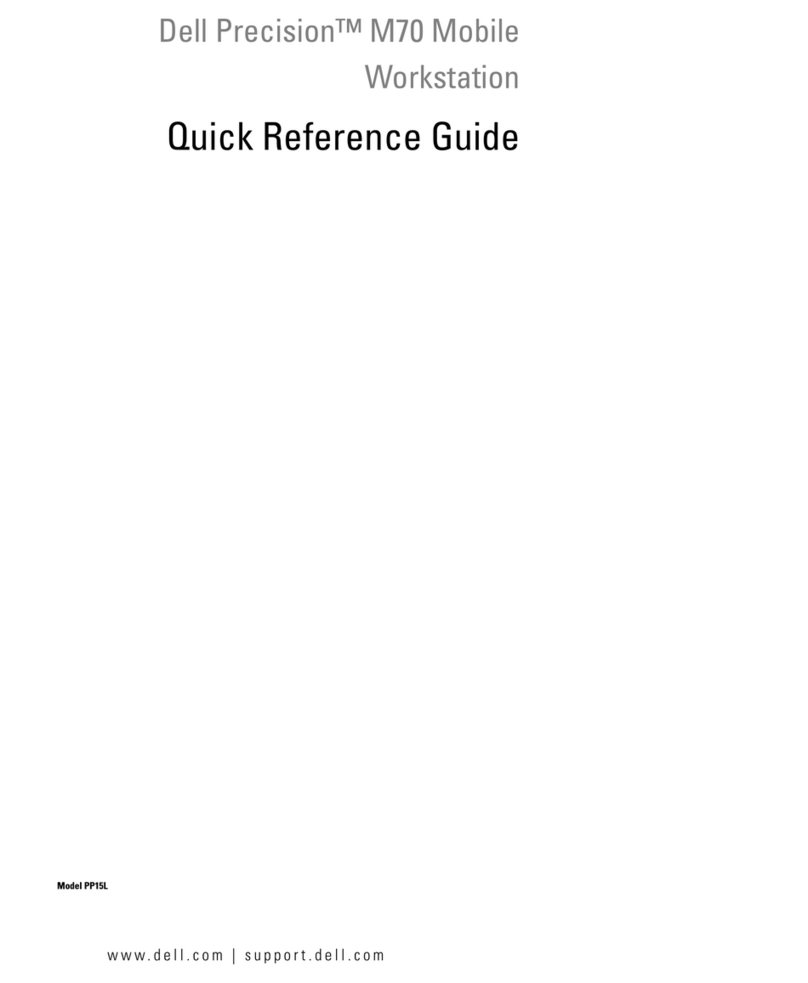 Dell Precision U4803 Quick reference guide