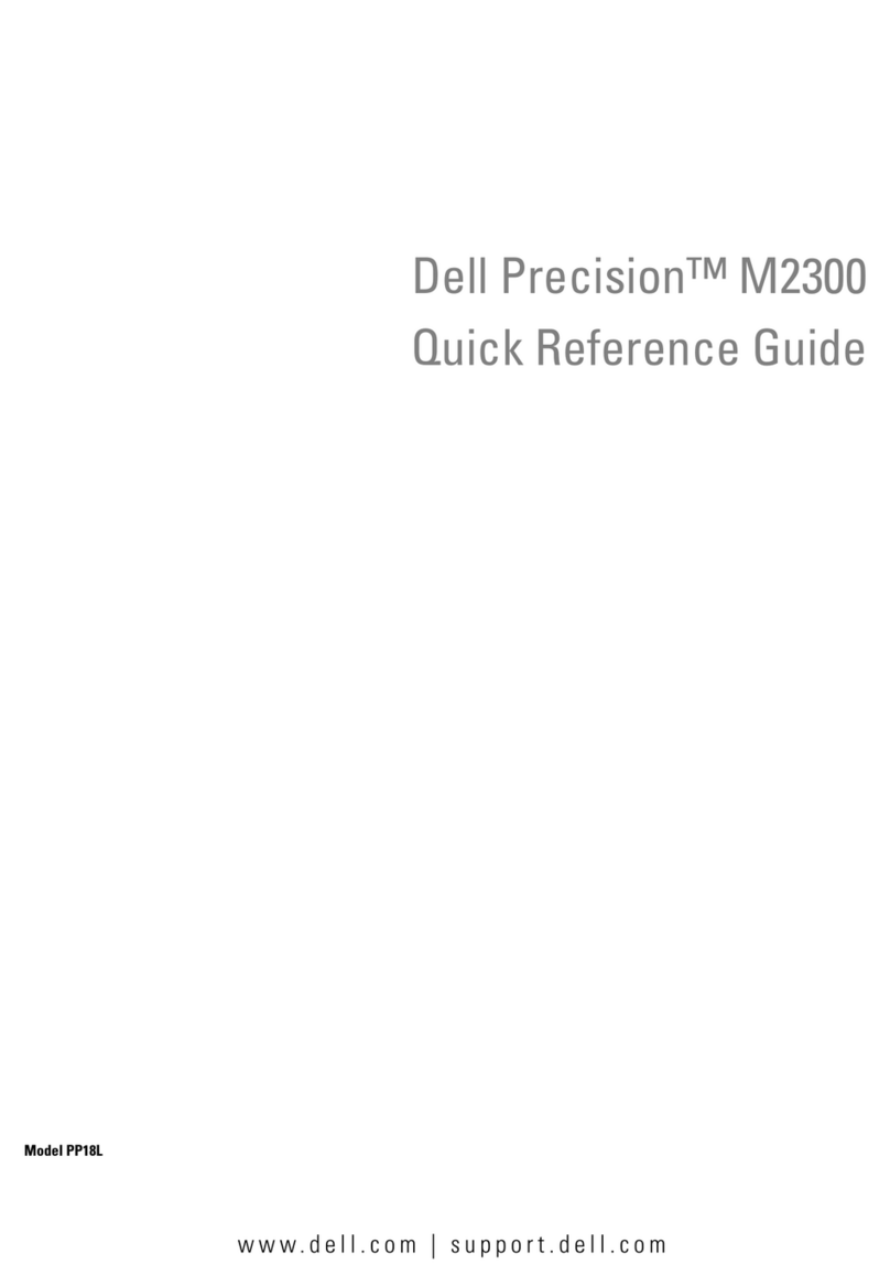 Dell PRECISION PP18L User manual
