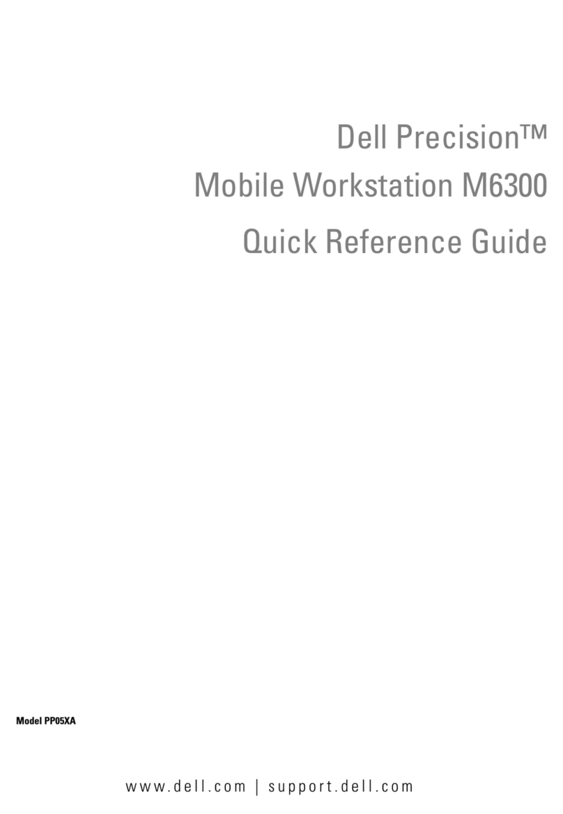 Dell Precision PP05XA Quick reference guide Dell Precision PP05XA Quick reference guide