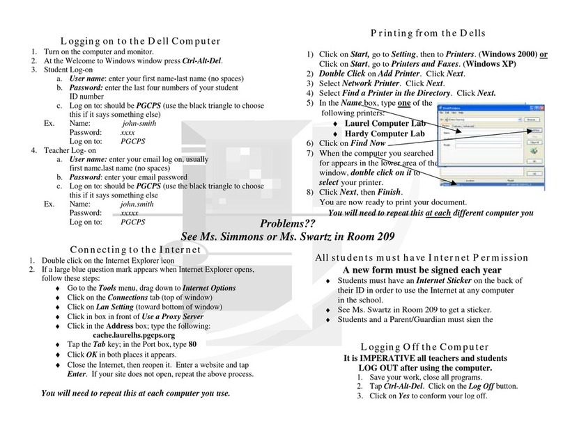 Dell Personal Computer user manual