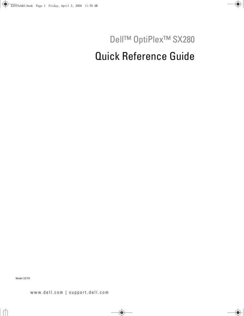 Dell OptiPlex SX280 User manual