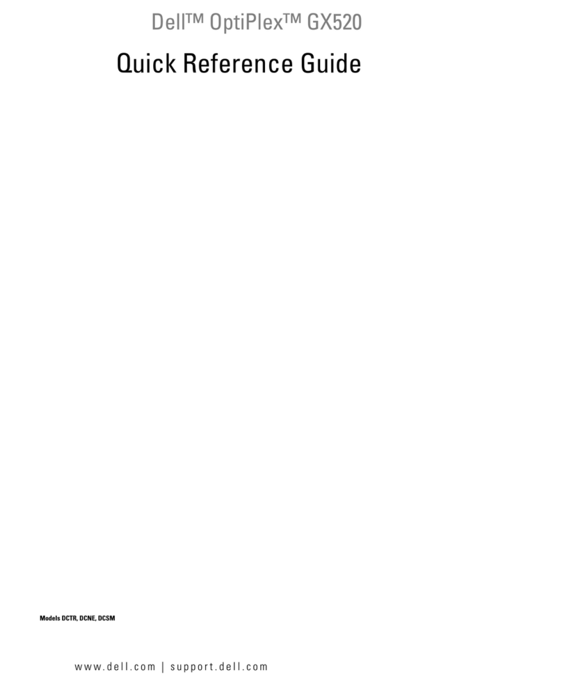 Dell GX520 - OptiPlex - 512 MB RAM User manual