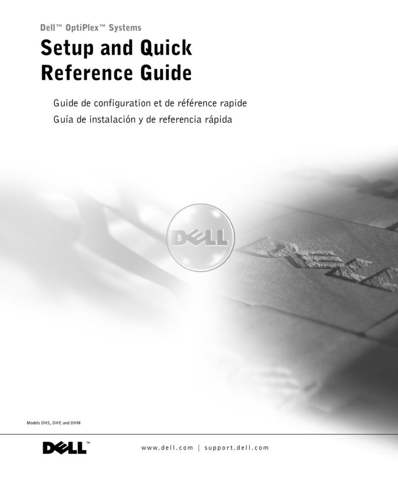 Dell OptiPlex 81FTK Setup and quick reference guide