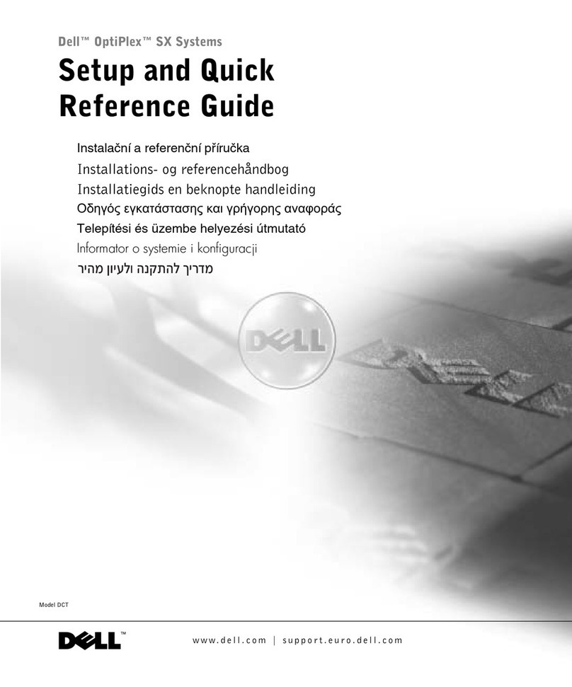 Dell OptiPlex 1U920 User manual