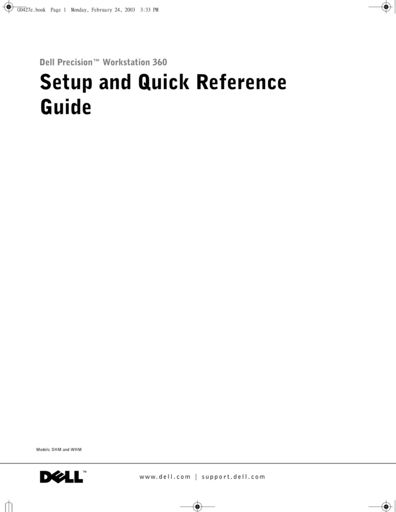 Dell Precision G0427 User manual