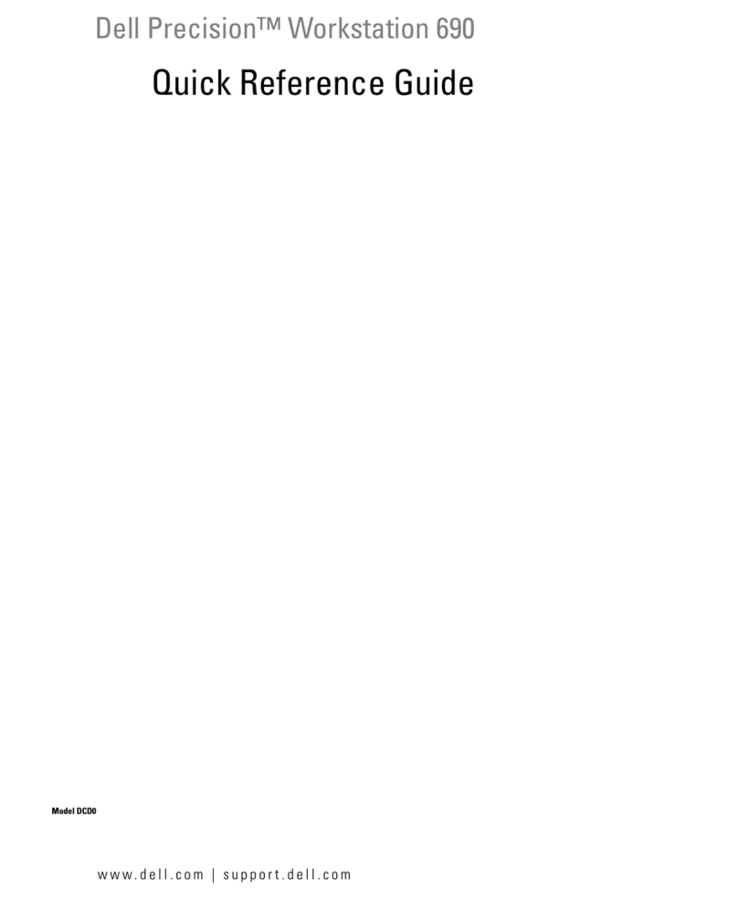 Dell Precision D490 User manual
