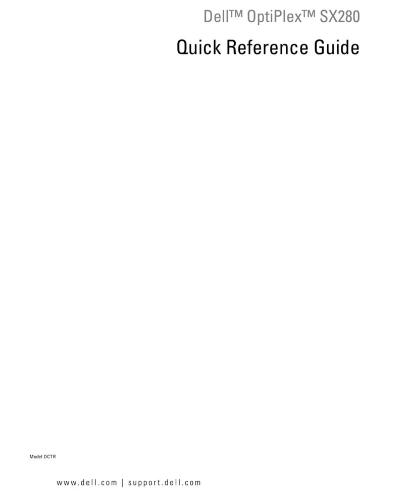 Dell OptiPlex X2956 User manual Dell OptiPlex X2956 User manual