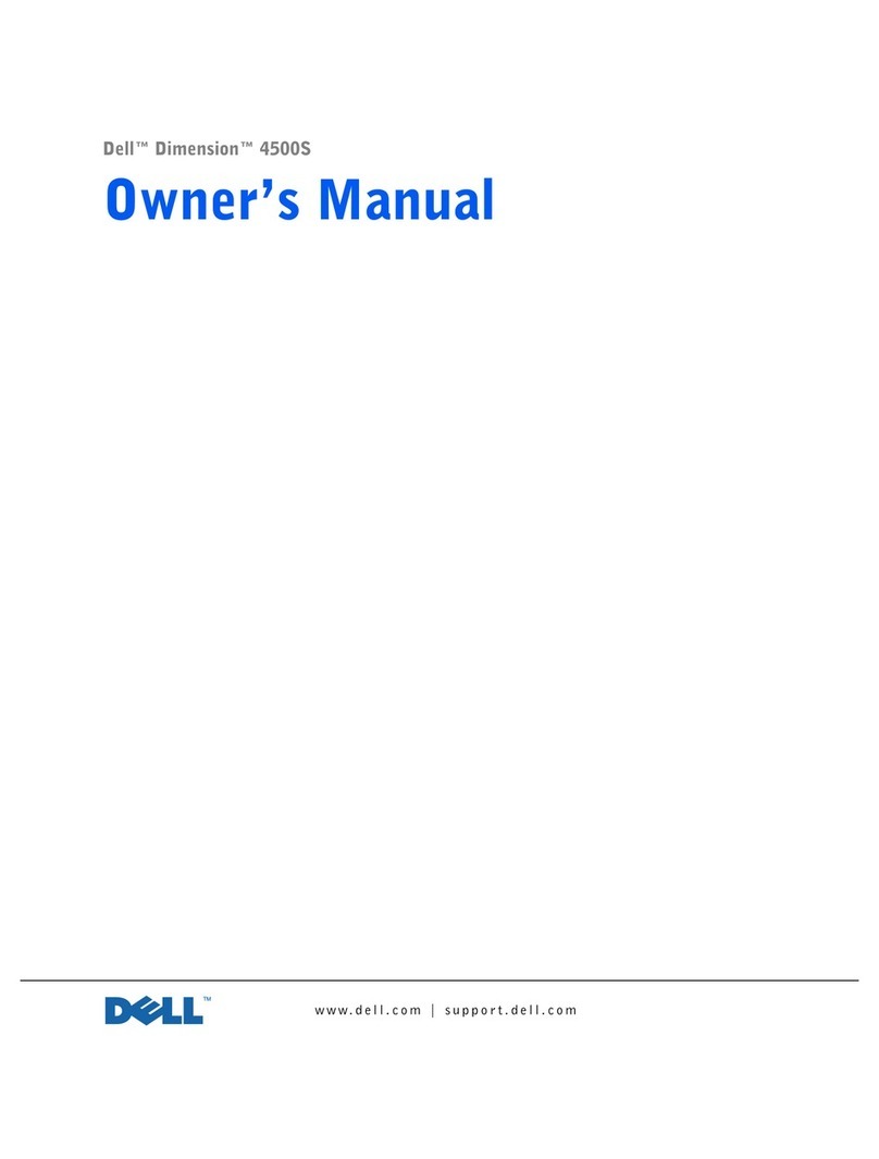 Dell Dimension 4500S User manual