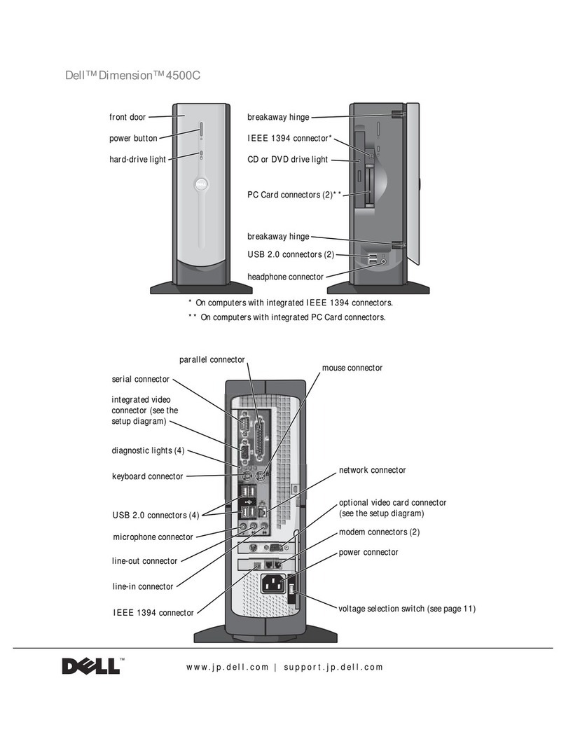 Dell Dimension 4500C owner's manual