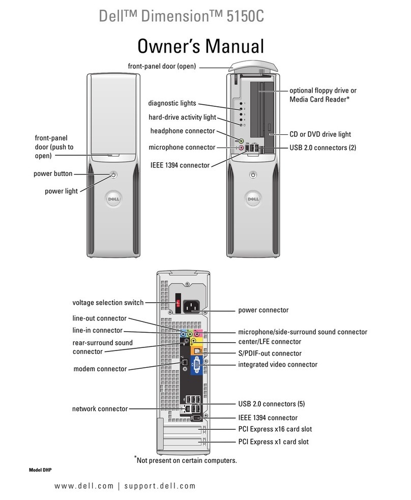 Dell Dimension 5150C User manual