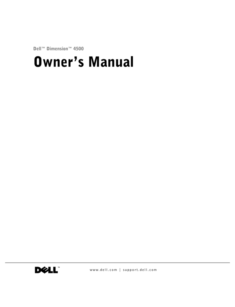 Dell Dimension 4500 owner's manual