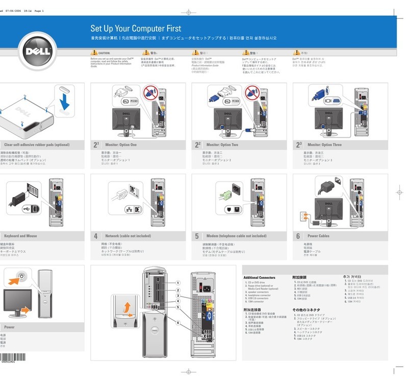Dell Dimension 0XD922A01 Manual Dell Dimension 0XD922A01 Manual