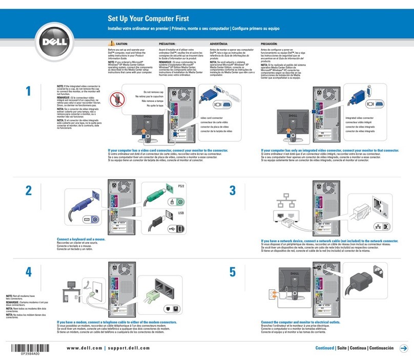 Dell Dimension 4700 Series User manual