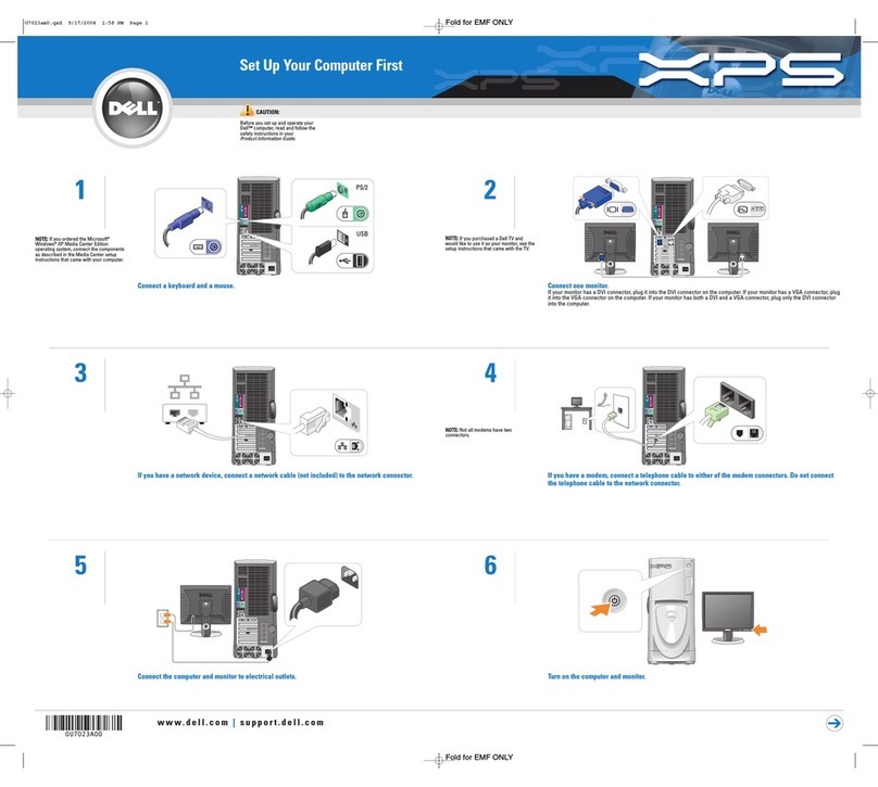 Dell Dimension XPS Gen 4 Product information guide