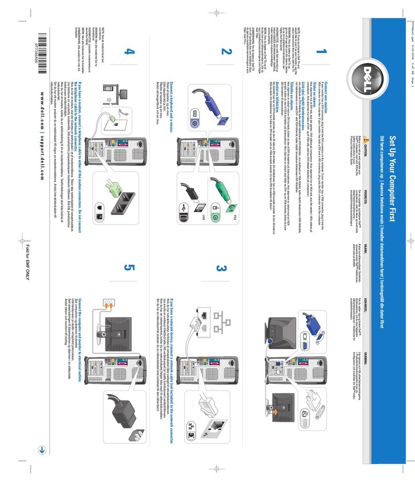 Dell Dimension 8400 Series Manual