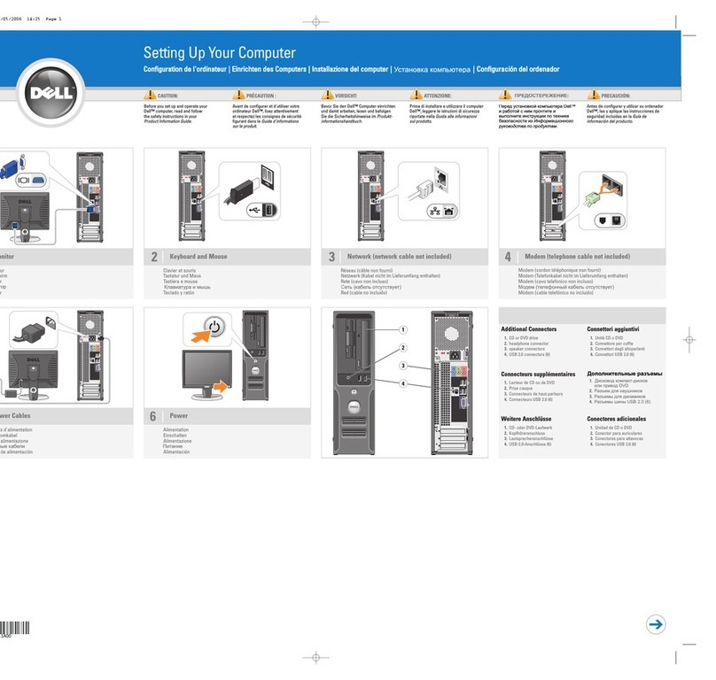 Dell Dimension 3100C User manual