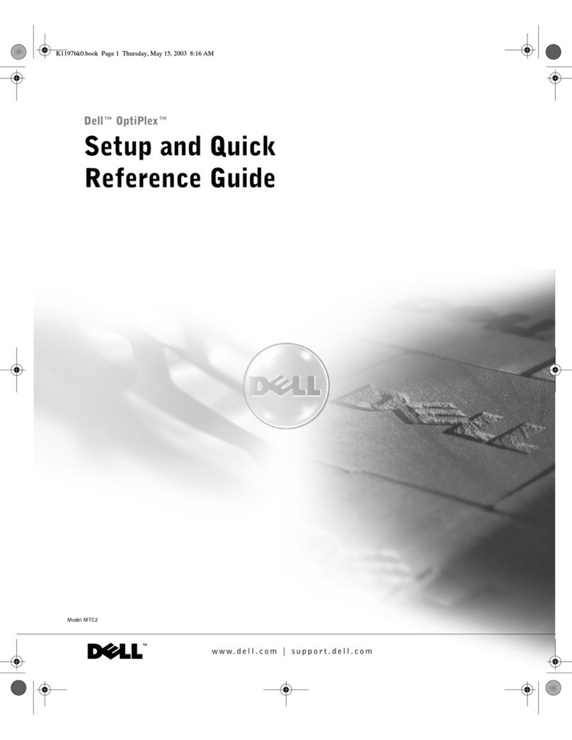 Dell OptiPlex 160L Setup and quick reference guide