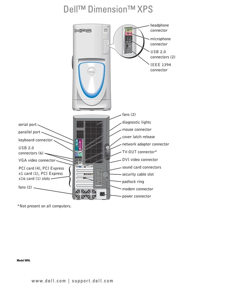 Dell Dimension U7021 owner's manual
