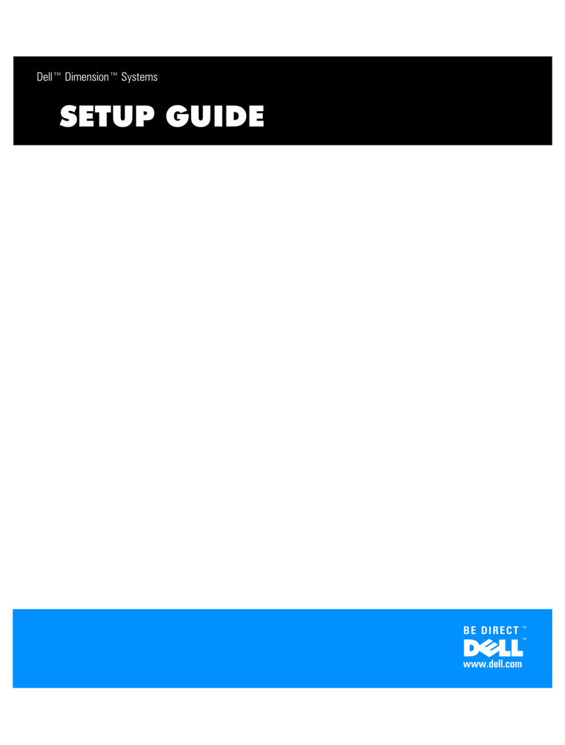 Dell Dimension XPS T Series User manual
