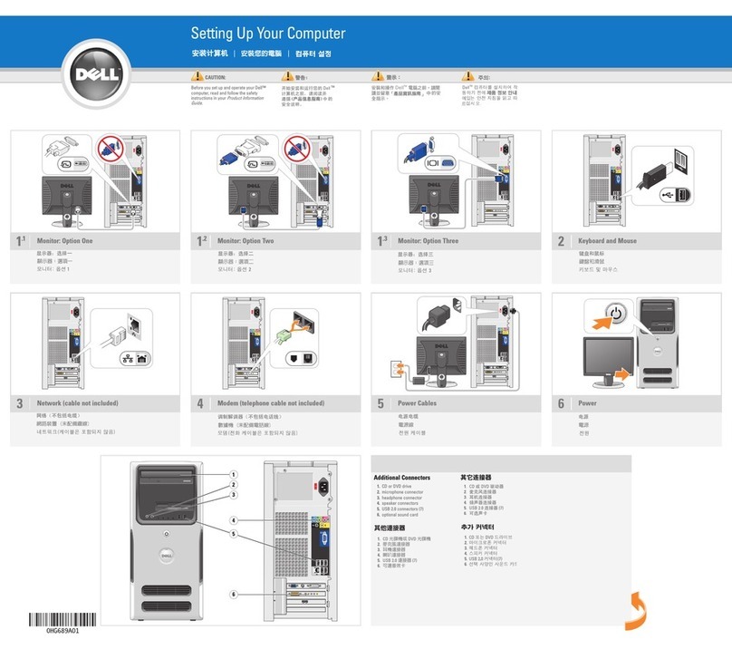 Dell Dimension E510 Setting-up guide