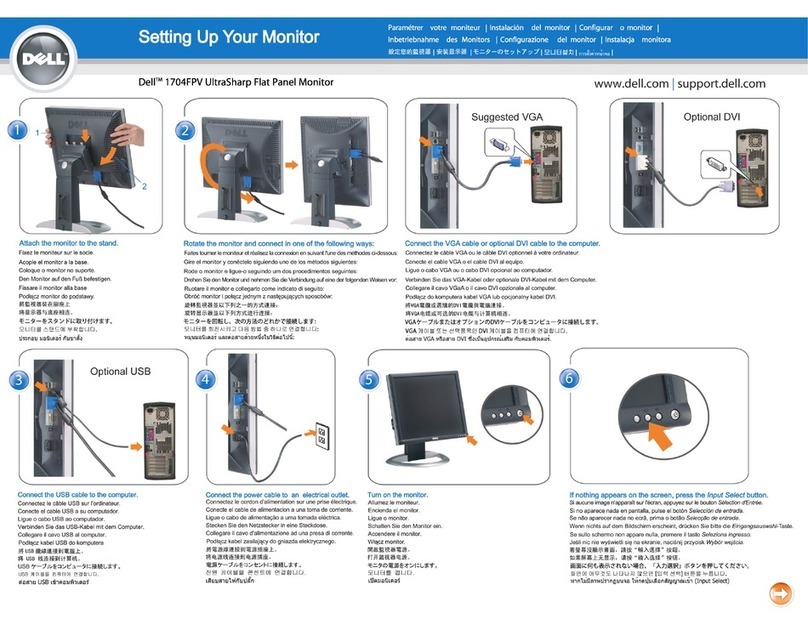 Dell UltraSharp 1704FPV User instructions Dell UltraSharp 1704FPV User instructions