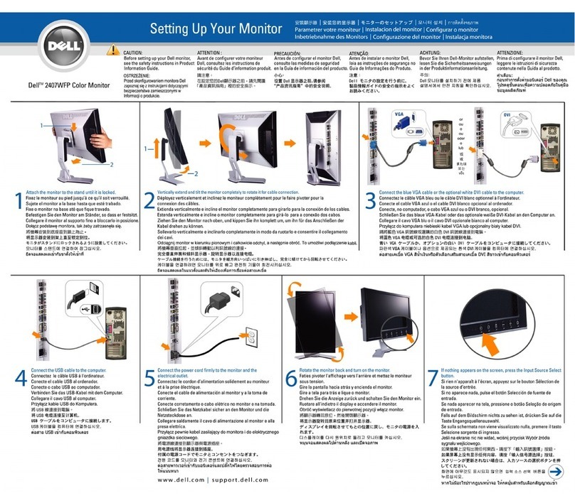Dell 2407WFP - UltraSharp - 24" LCD Monitor User manual Dell 2407WFP - UltraSharp - 24" LCD Monitor User manual