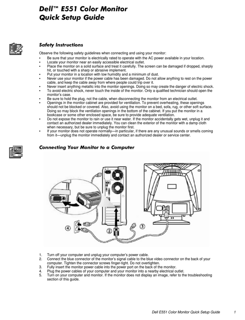 Dell E551 User manual