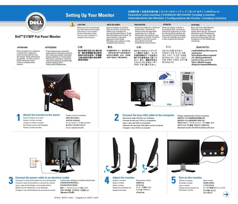 Dell E178FP User manual Dell E178FP User manual