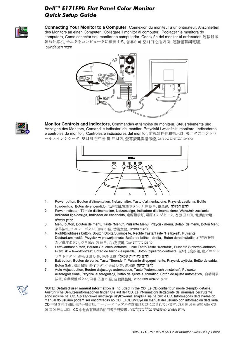 Dell E171FPb User manual Dell E171FPb User manual