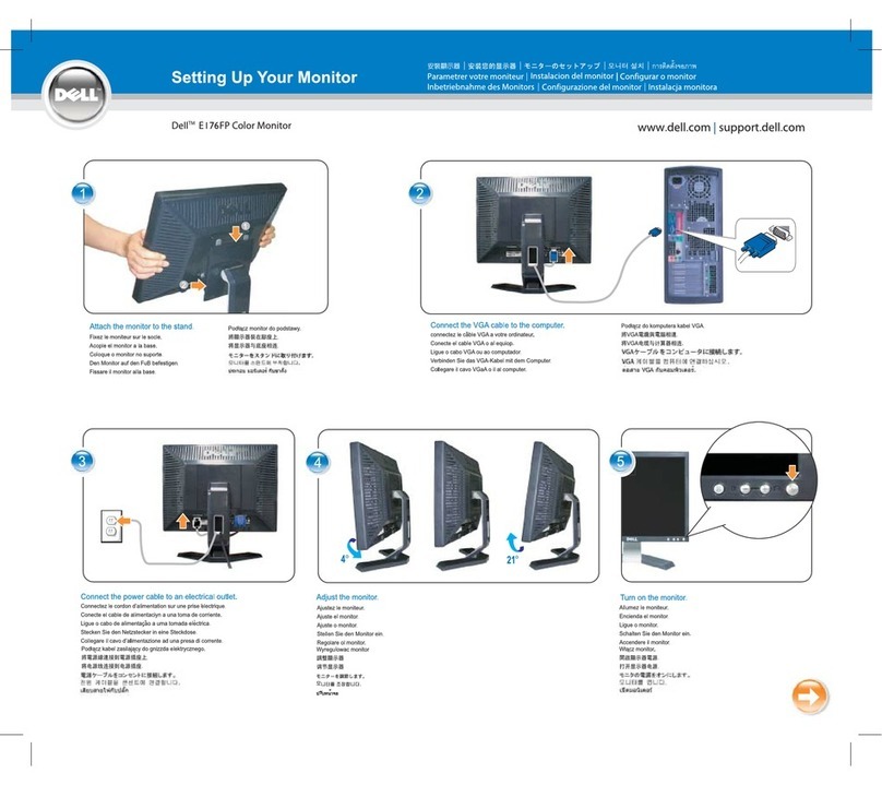 Dell E176FP User manual