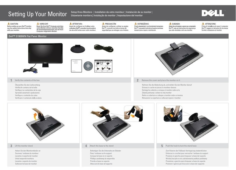 Dell S1909WN User manual Dell S1909WN User manual